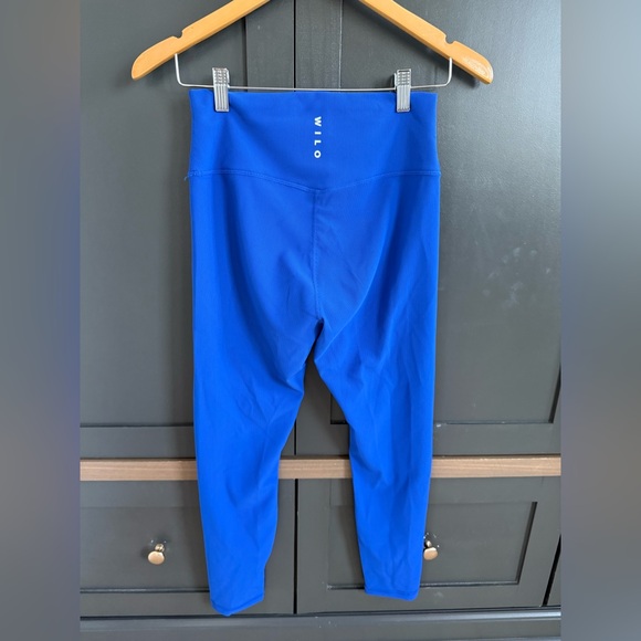 NWT • WILO the label Ribbed Blue Leggings & Gray Wellness Sweatshirt Set • M - Picture 10 of 11